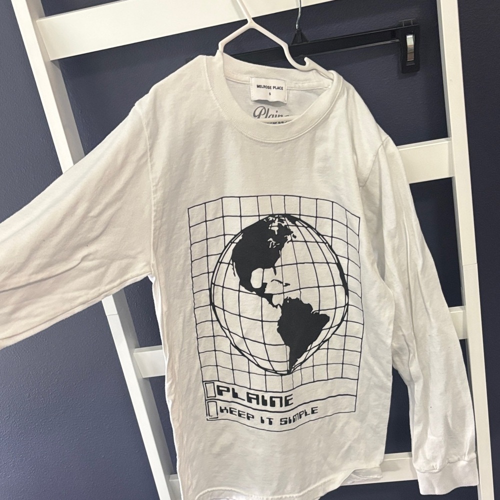 White Long Sleeve Kids Shirt